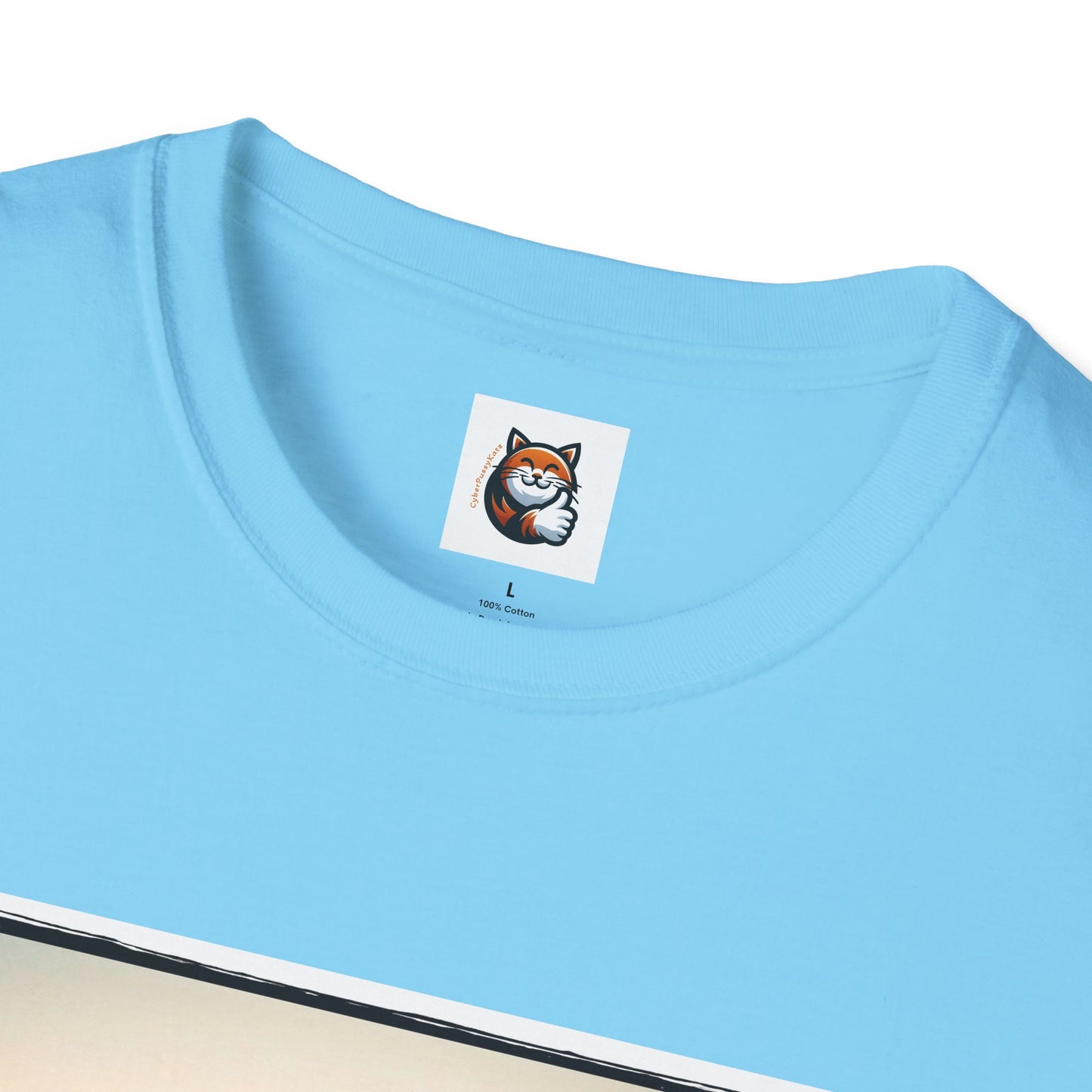 Wacky  Devon Rex Cat Unisex Softstyle T-Shirt
