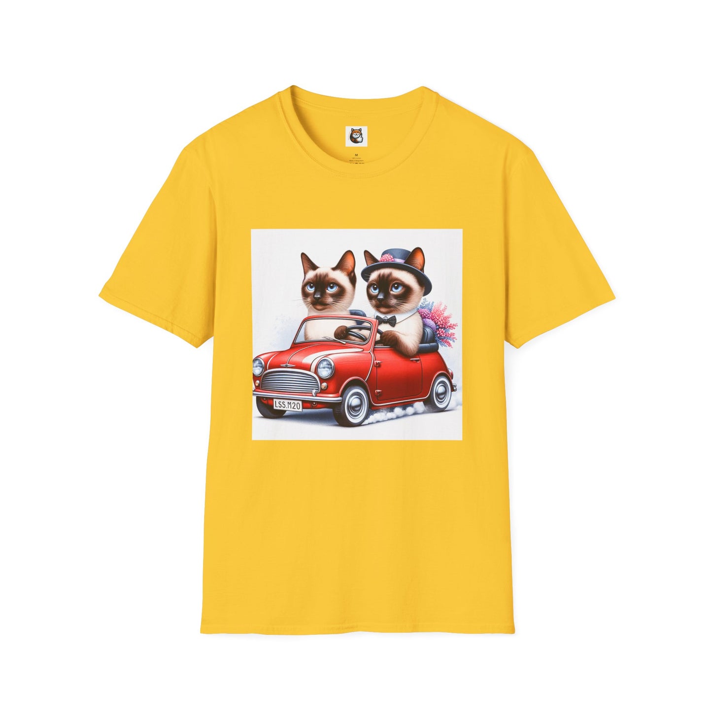 Wacky Siamese Cat friends driving