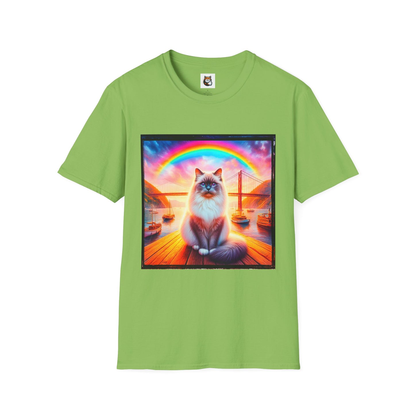 Birman rainbow bridge Softstyle T-Shirt