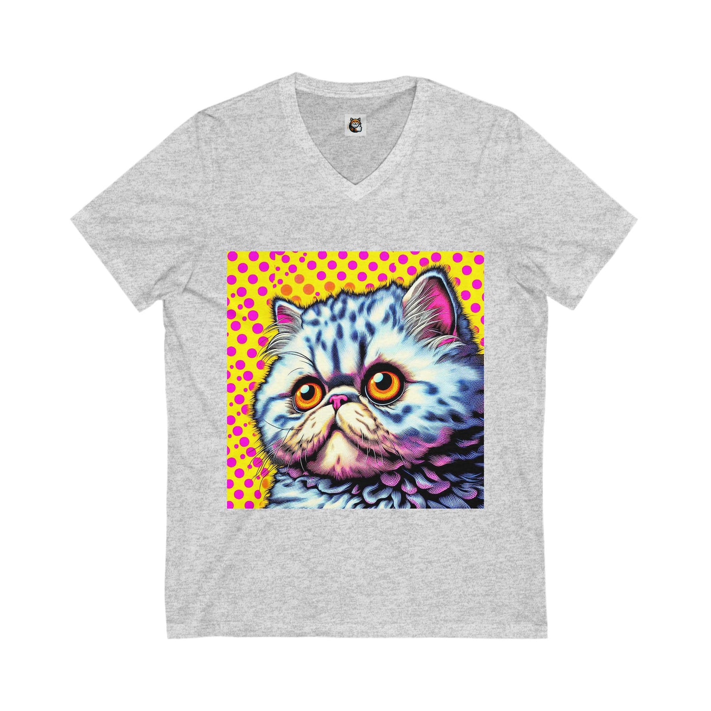 - Selkirk Rex  V-Neck comic book cutie