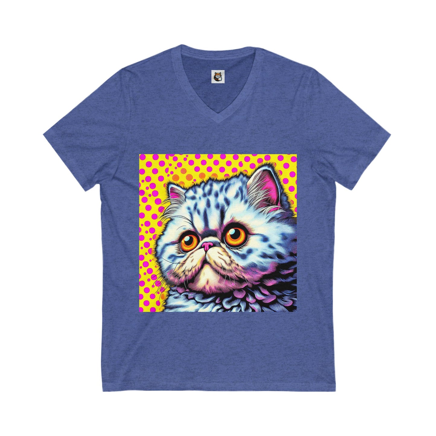 - Selkirk Rex  V-Neck comic book cutie