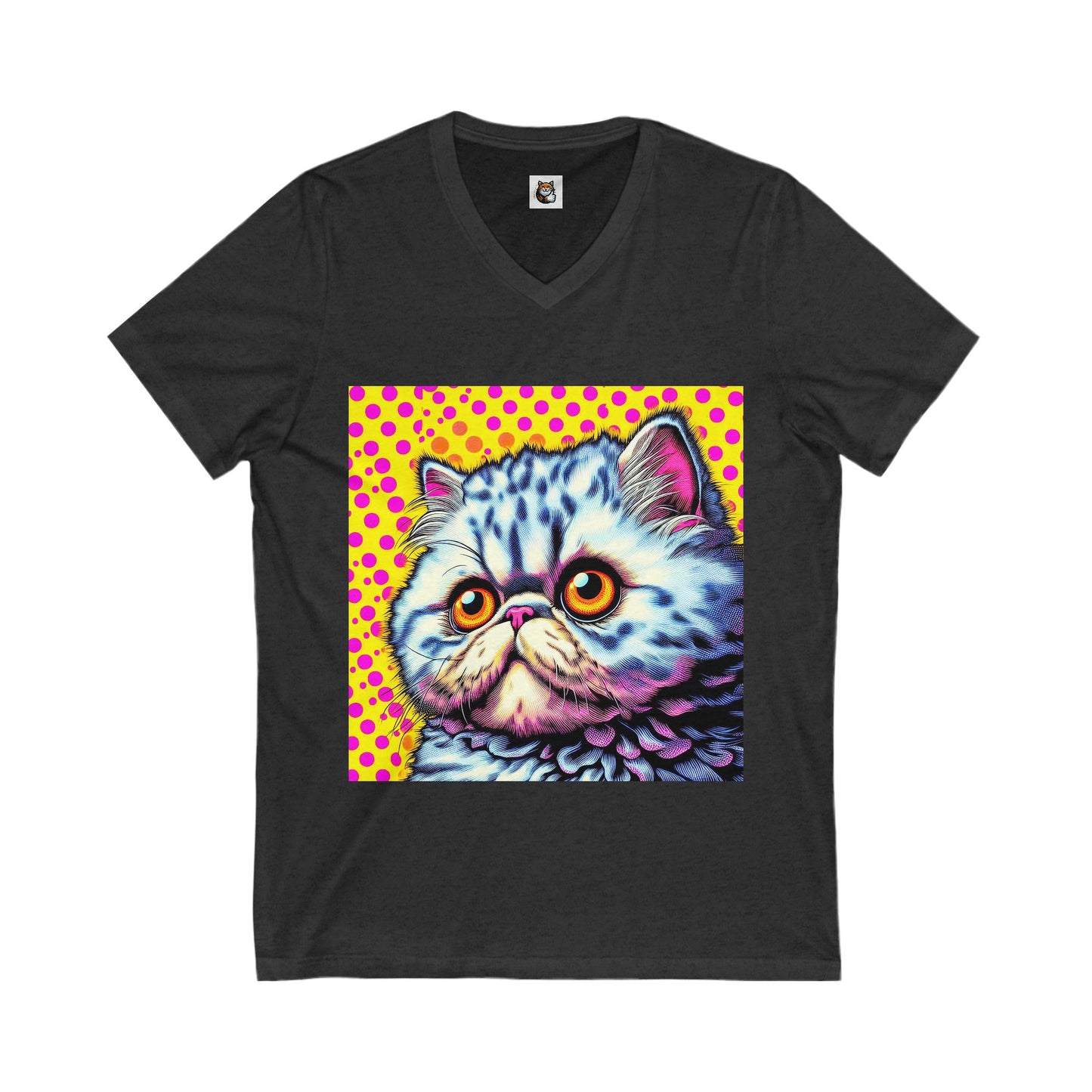 - Selkirk Rex  V-Neck comic book cutie