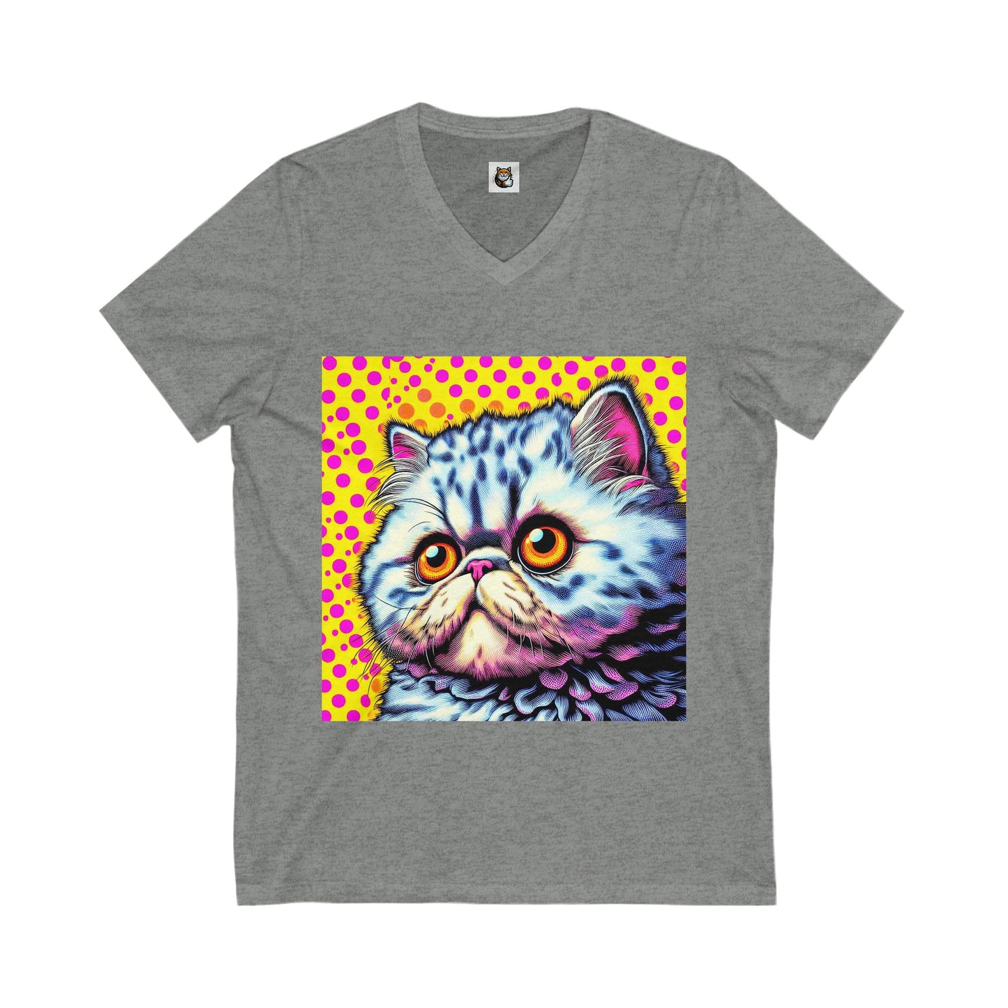 - Selkirk Rex  V-Neck comic book cutie