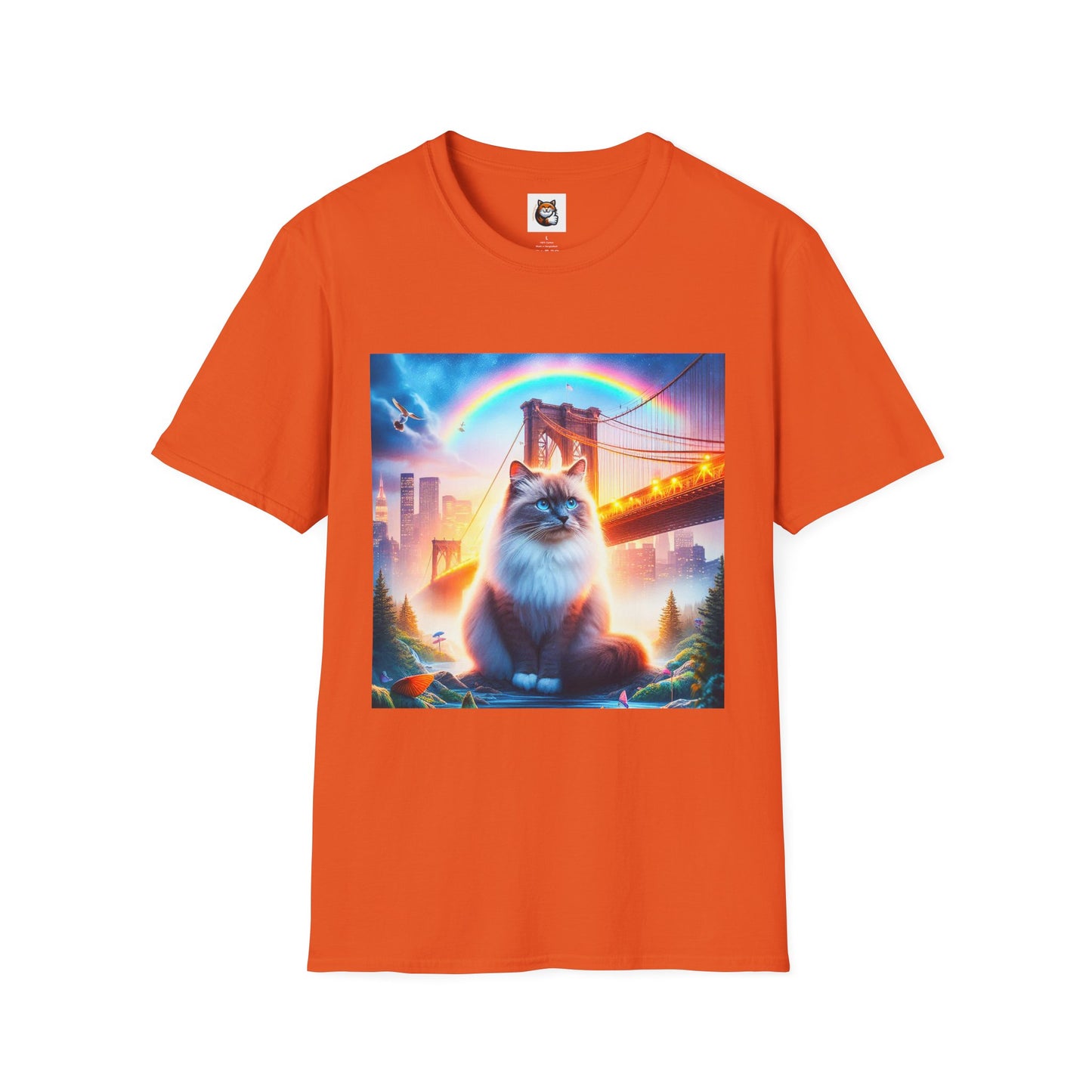 Ragdoll Unisex  rainbow bridge T-Shirt