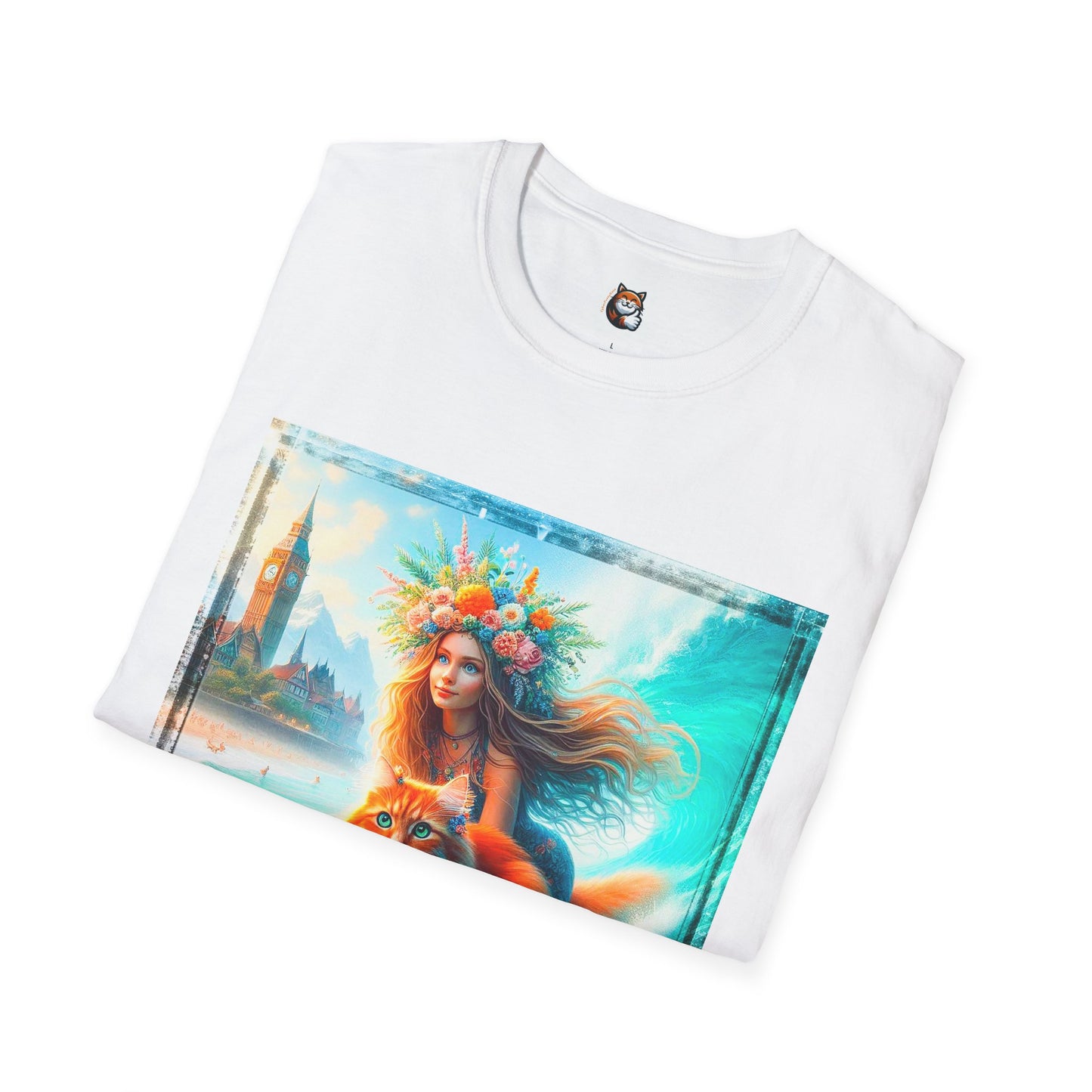 Norwegian Forest Cat Unisex Softstyle T-Shirt