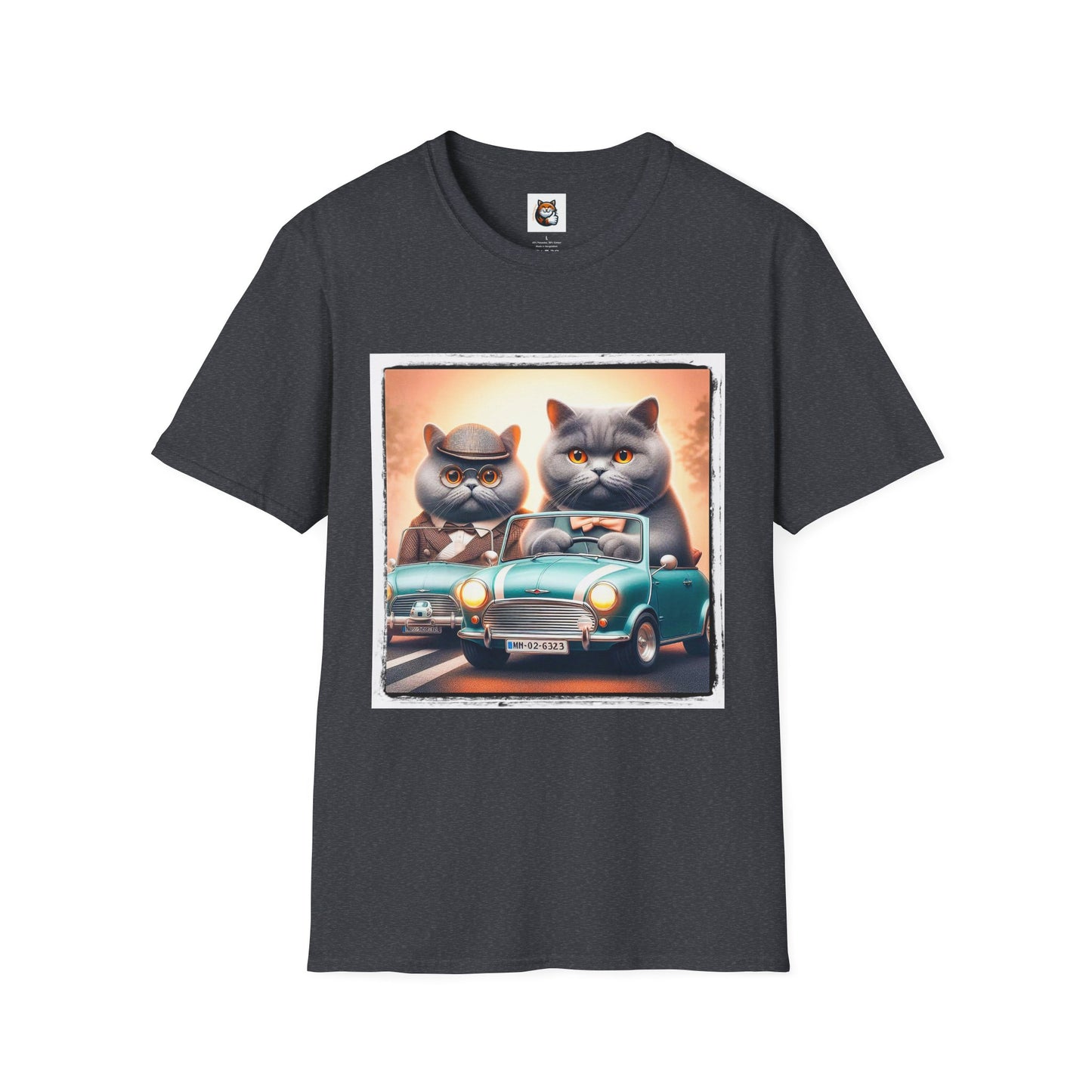 Wacky British Shorthair Unisex Softstyle T-Shirt