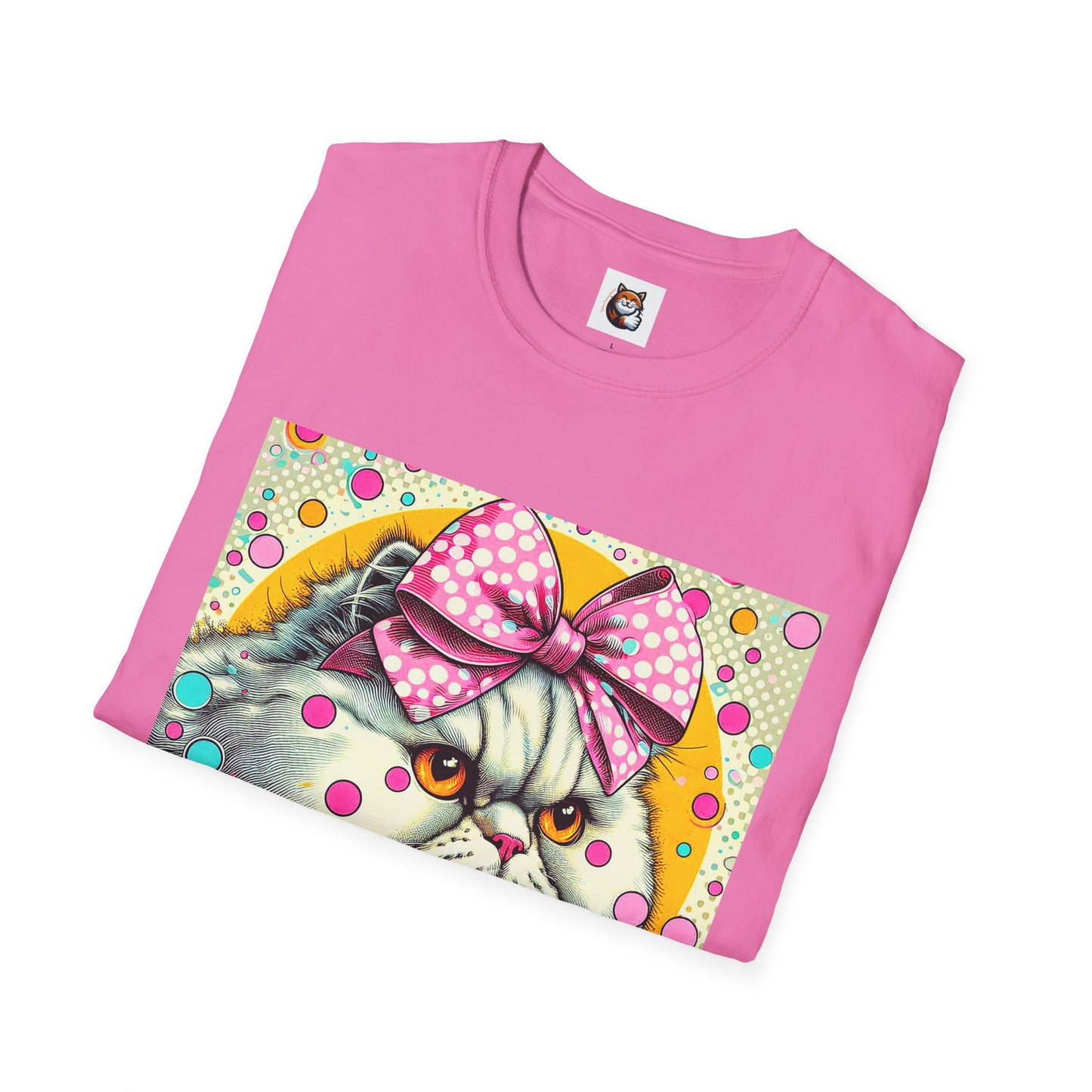 Selkirk Rex Cat T-Shirt angry princess
