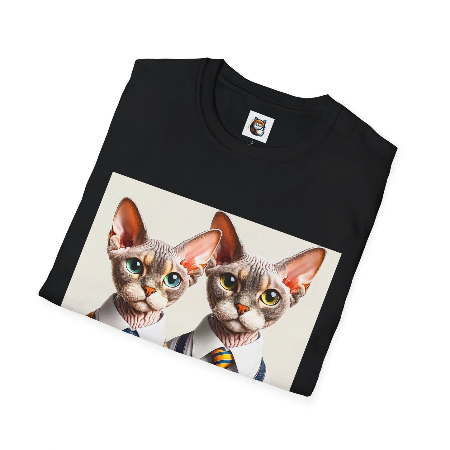 Devon Rex Cat suits Softstyle T-Shirt