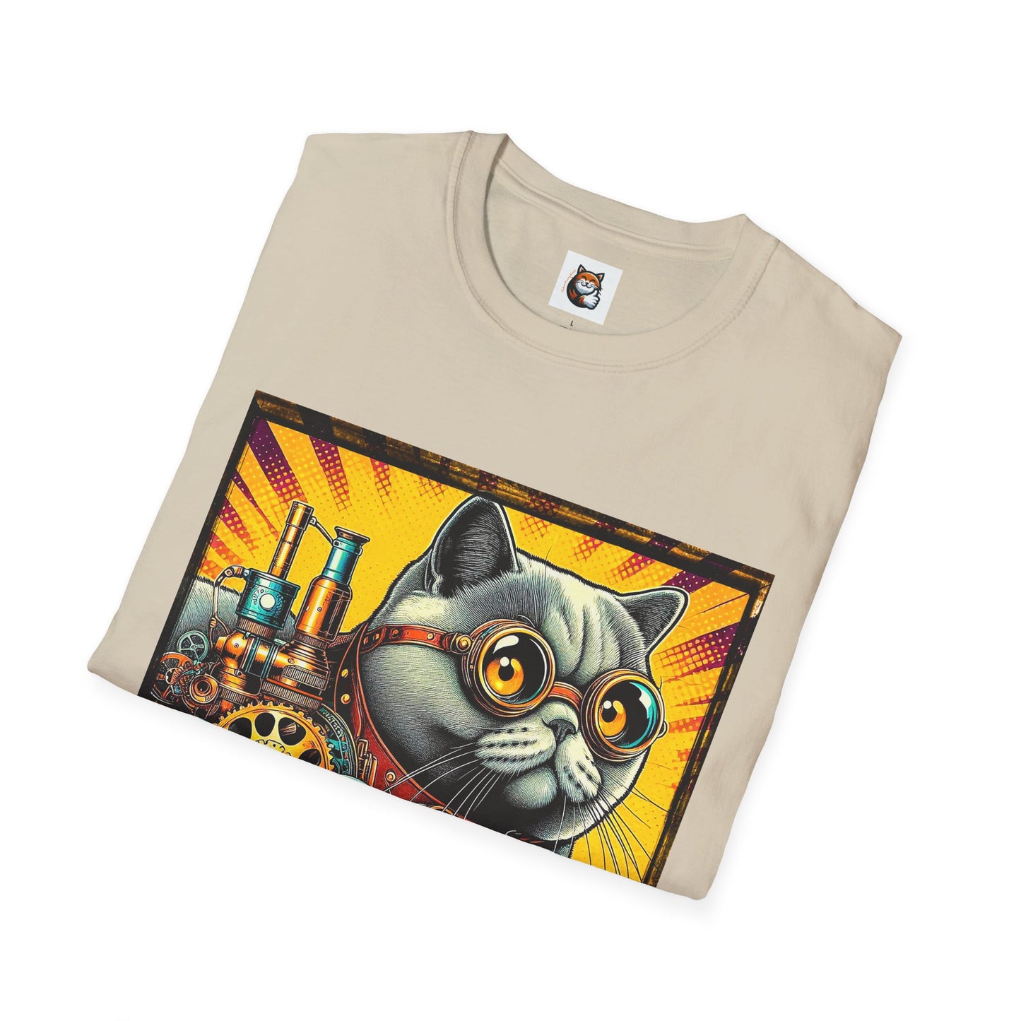 British Shorthair steam punk Softstyle T-Shirt