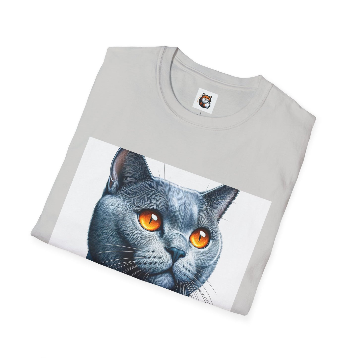 Russian Blue Cat suit and tie  T-Shirt