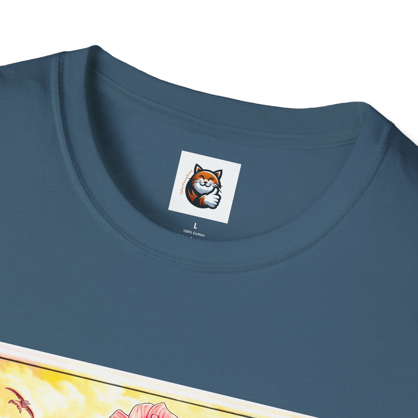 British Shorthair pretty surfer girl Softstyle T-Shirt