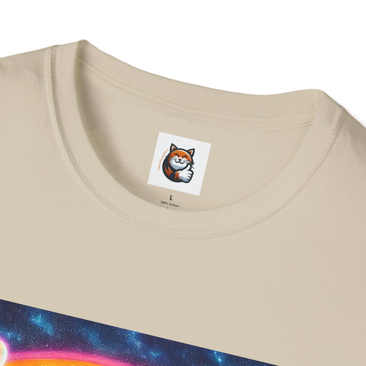 Scottish Fold Cat pretty rainbow  T-Shirt