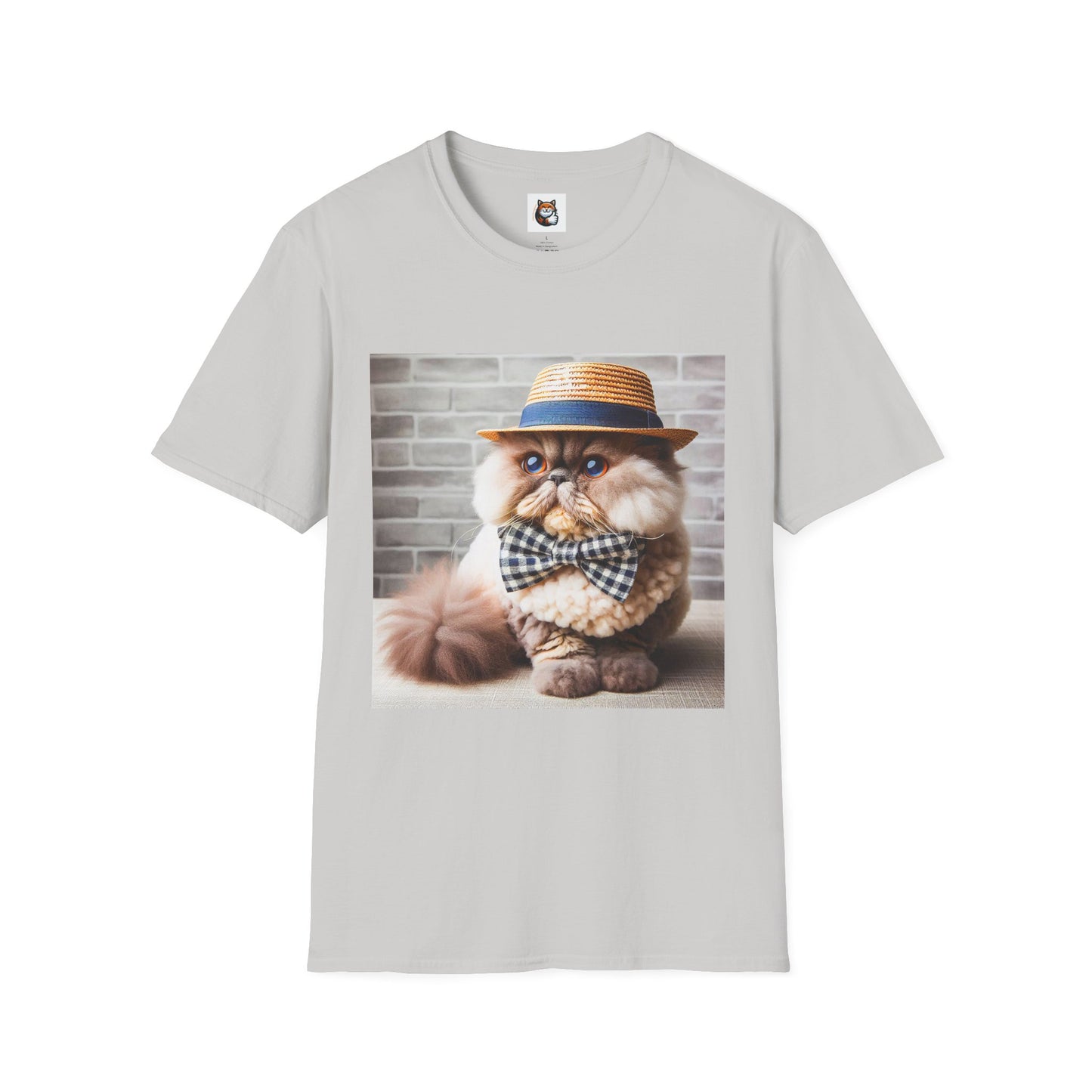 Selkirk Rex Cat T-Shirt hat and bow tie