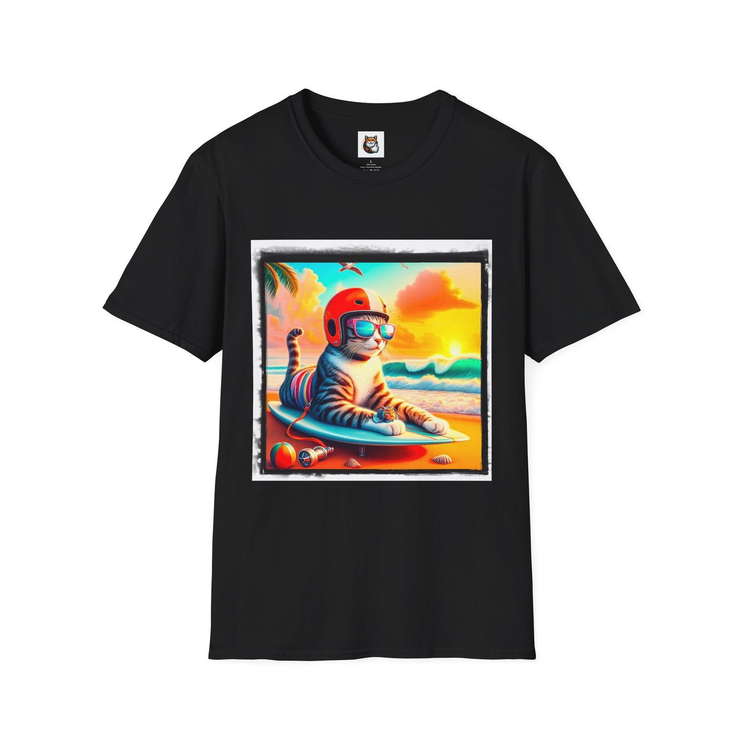 Domestic Cat Unisex Softstyle T-Shirt