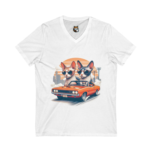 Cornish Rex Cat friends driving shirt