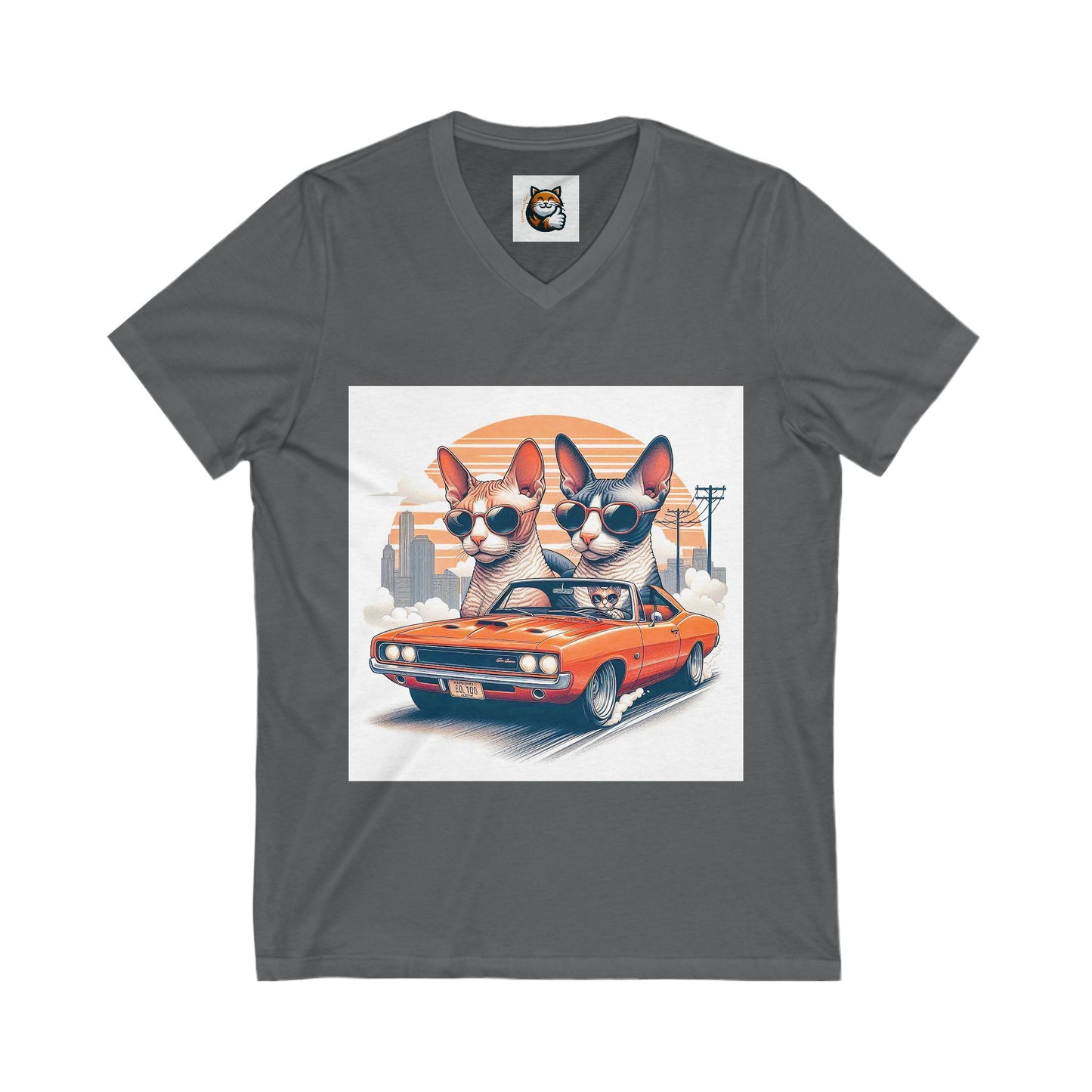 Cornish Rex Cat friends driving shirt