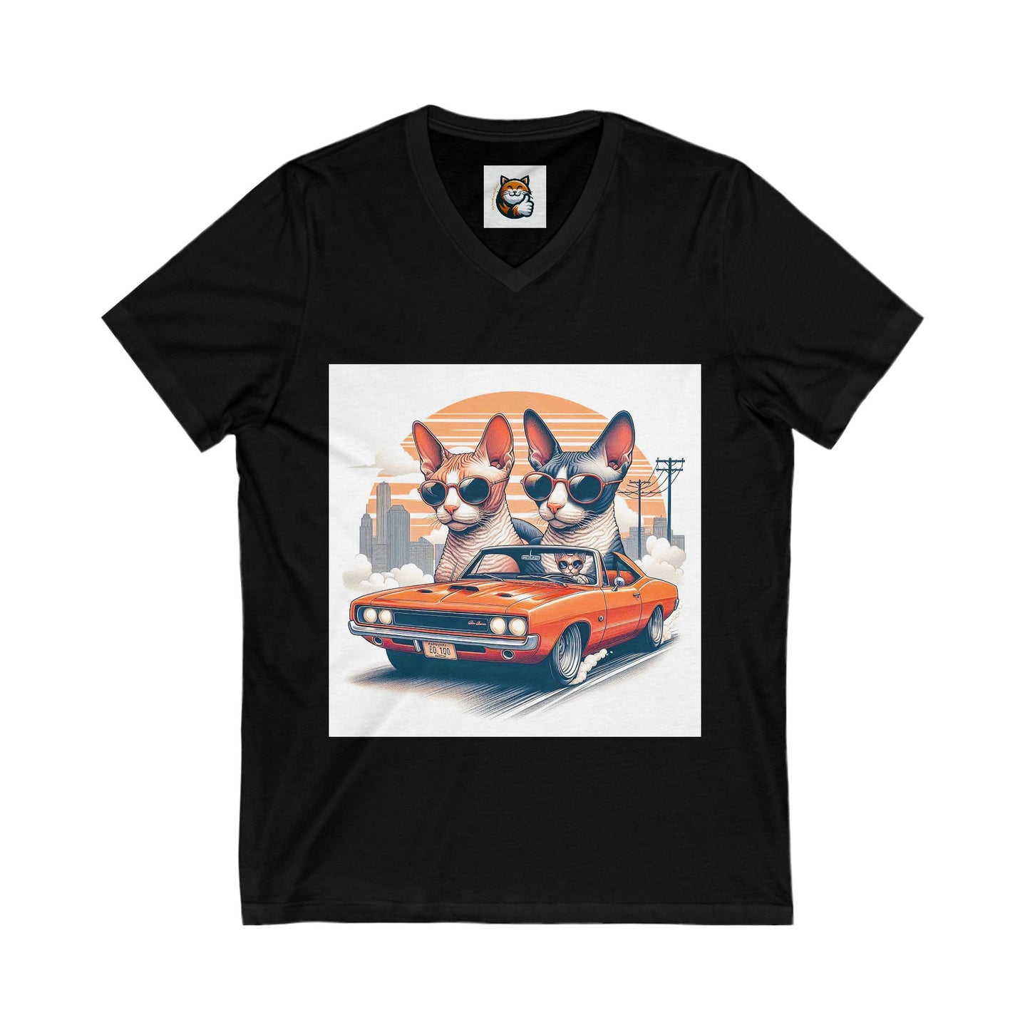 Cornish Rex Cat friends driving shirt