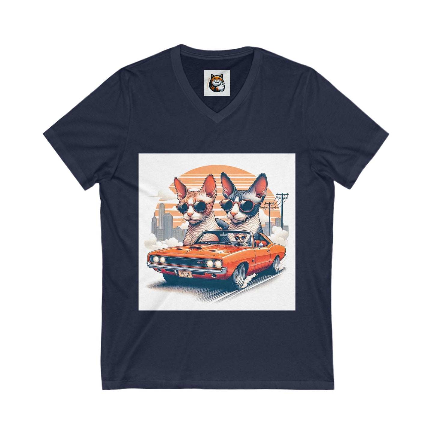 Cornish Rex Cat friends driving shirt