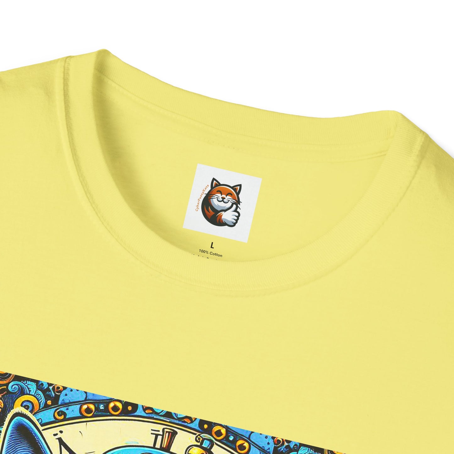 Russian Blue Cat steam punk T-Shirt