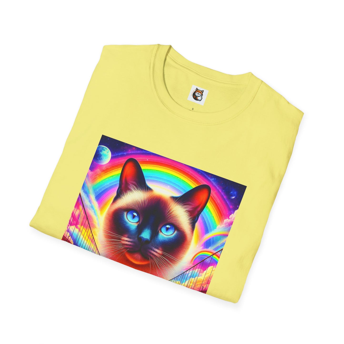 Siamese Cat floating kitty shirt