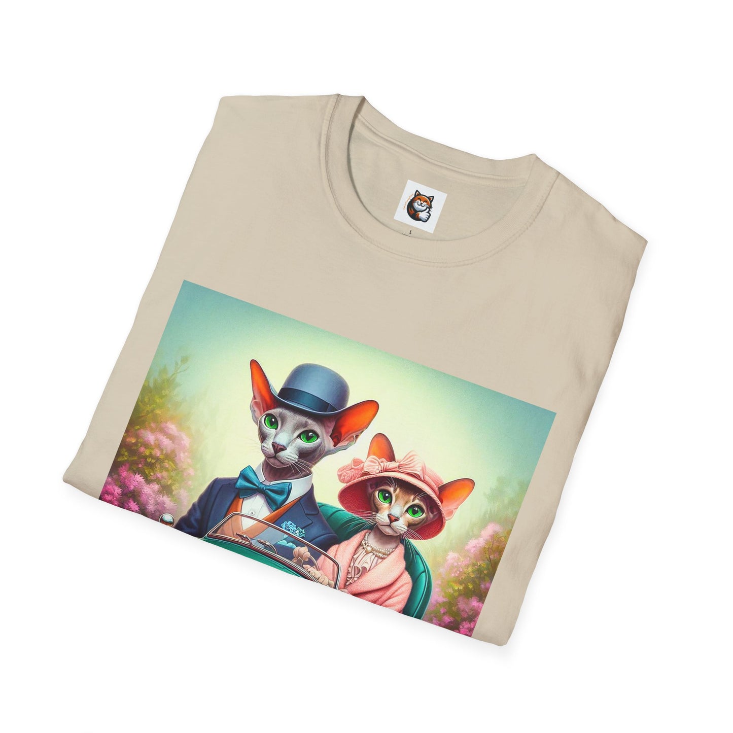 Wacky Oriental Shorthair Unisex Softstyle T-Shirt