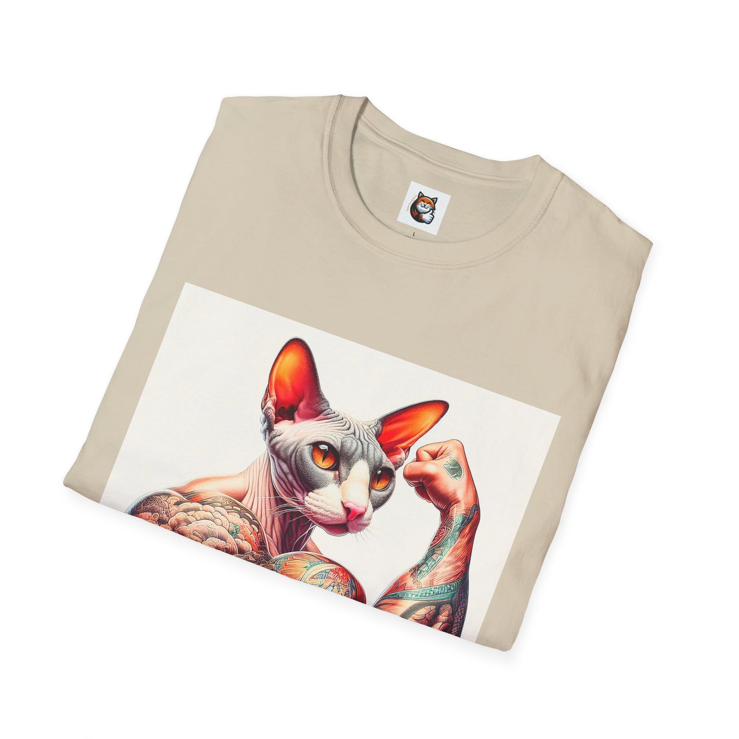 Cornish Rex Cat muscles  T-Shirt