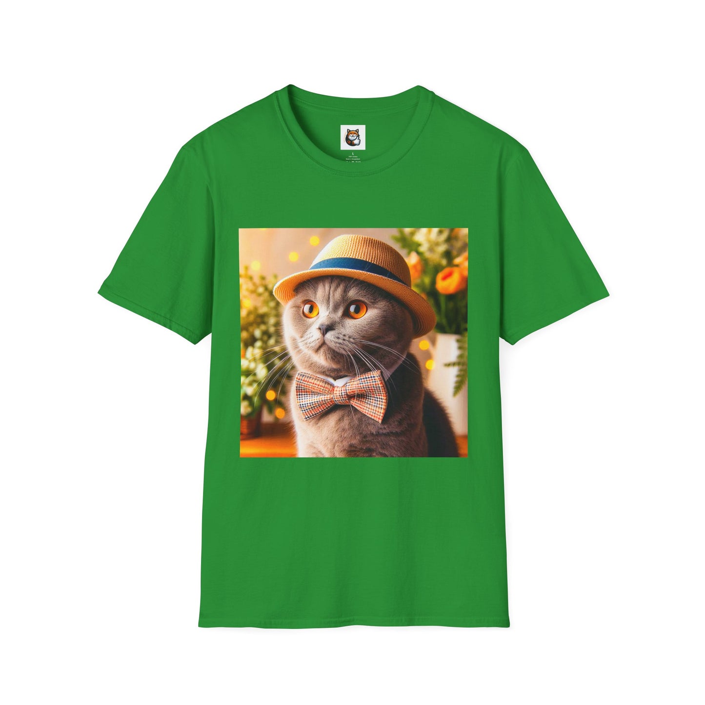 Scottish Fold Cat top hat T-Shirt