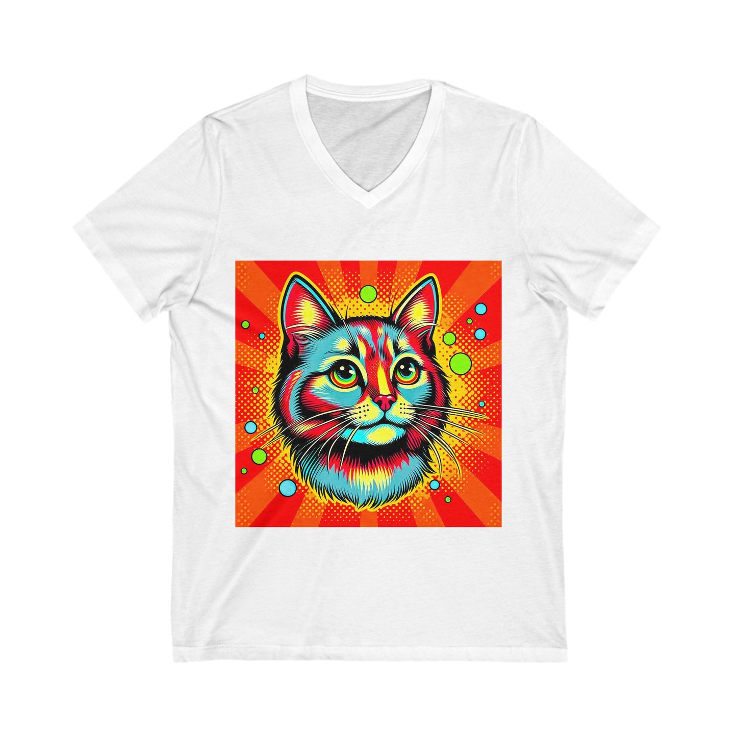 Domestic Cat colors  V-Neck Tee
