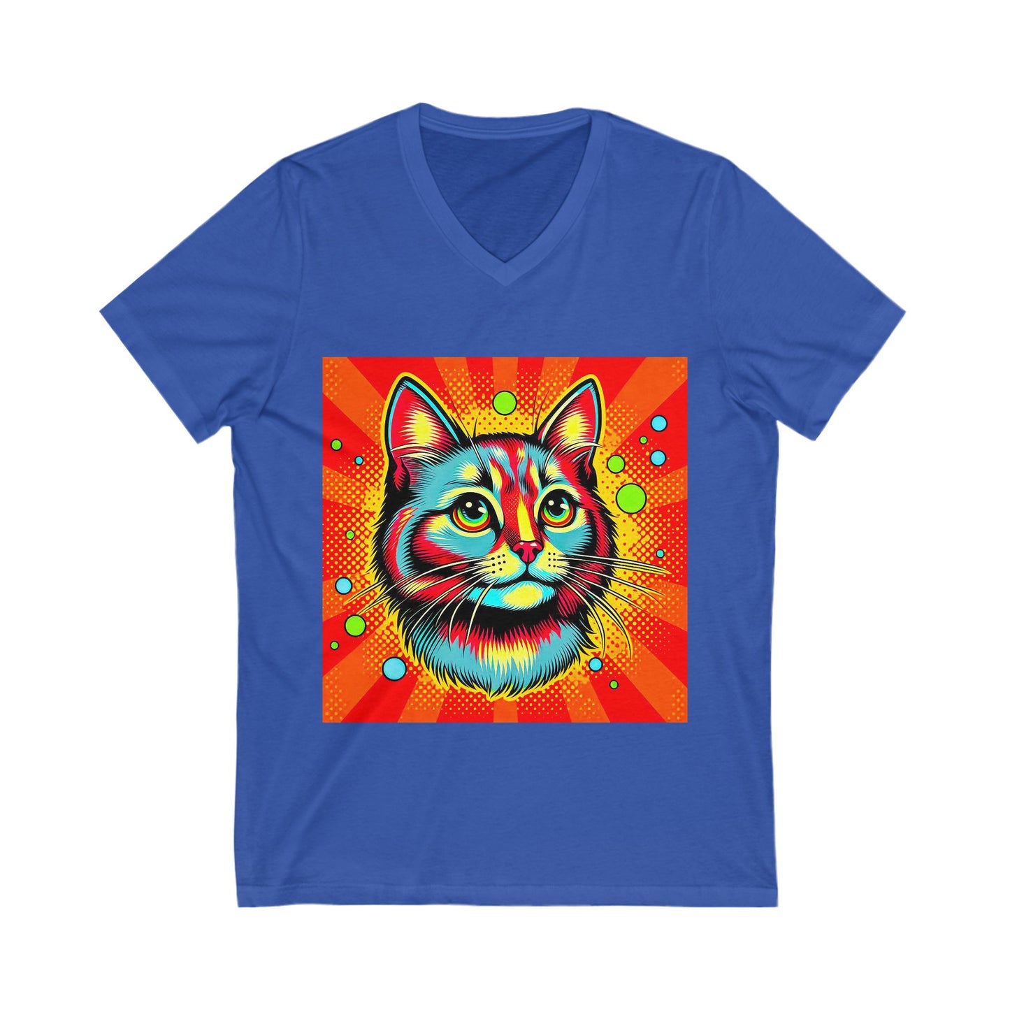 Domestic Cat colors  V-Neck Tee
