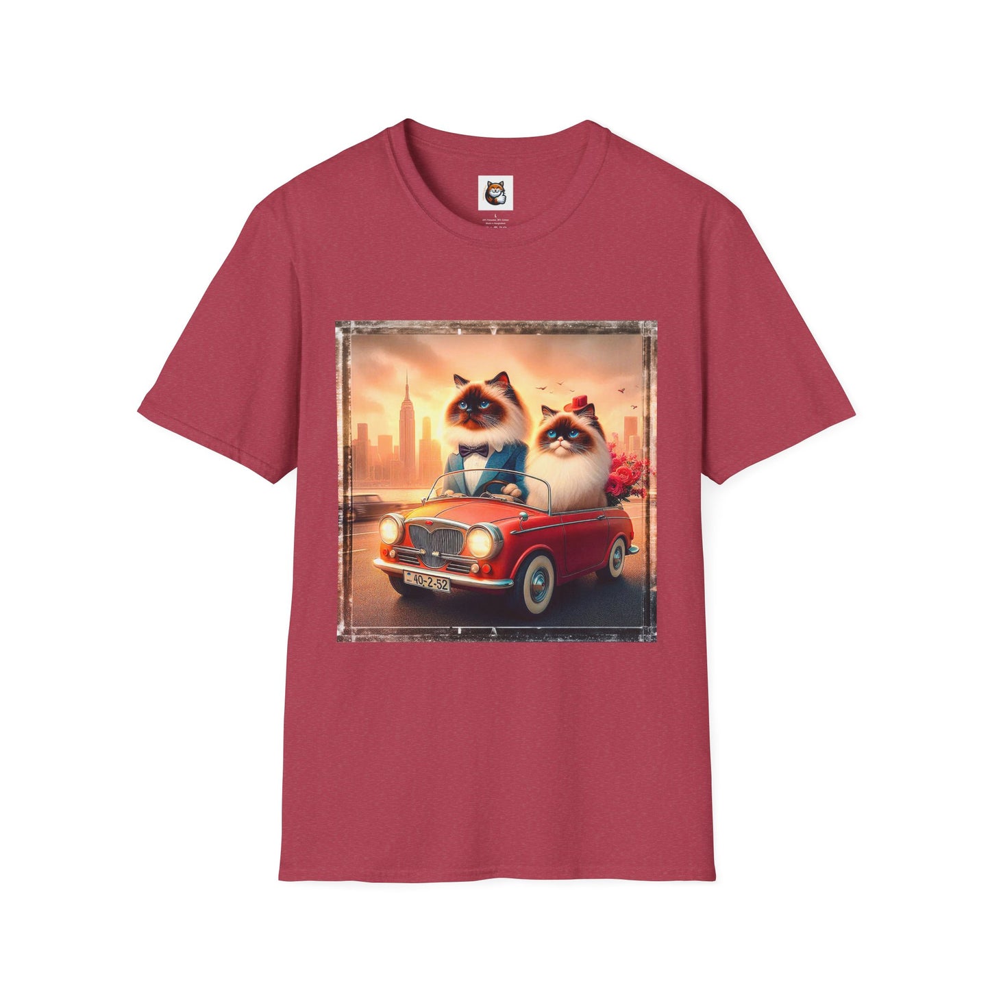 Wacky Birman tiny car Softstyle T-Shirt