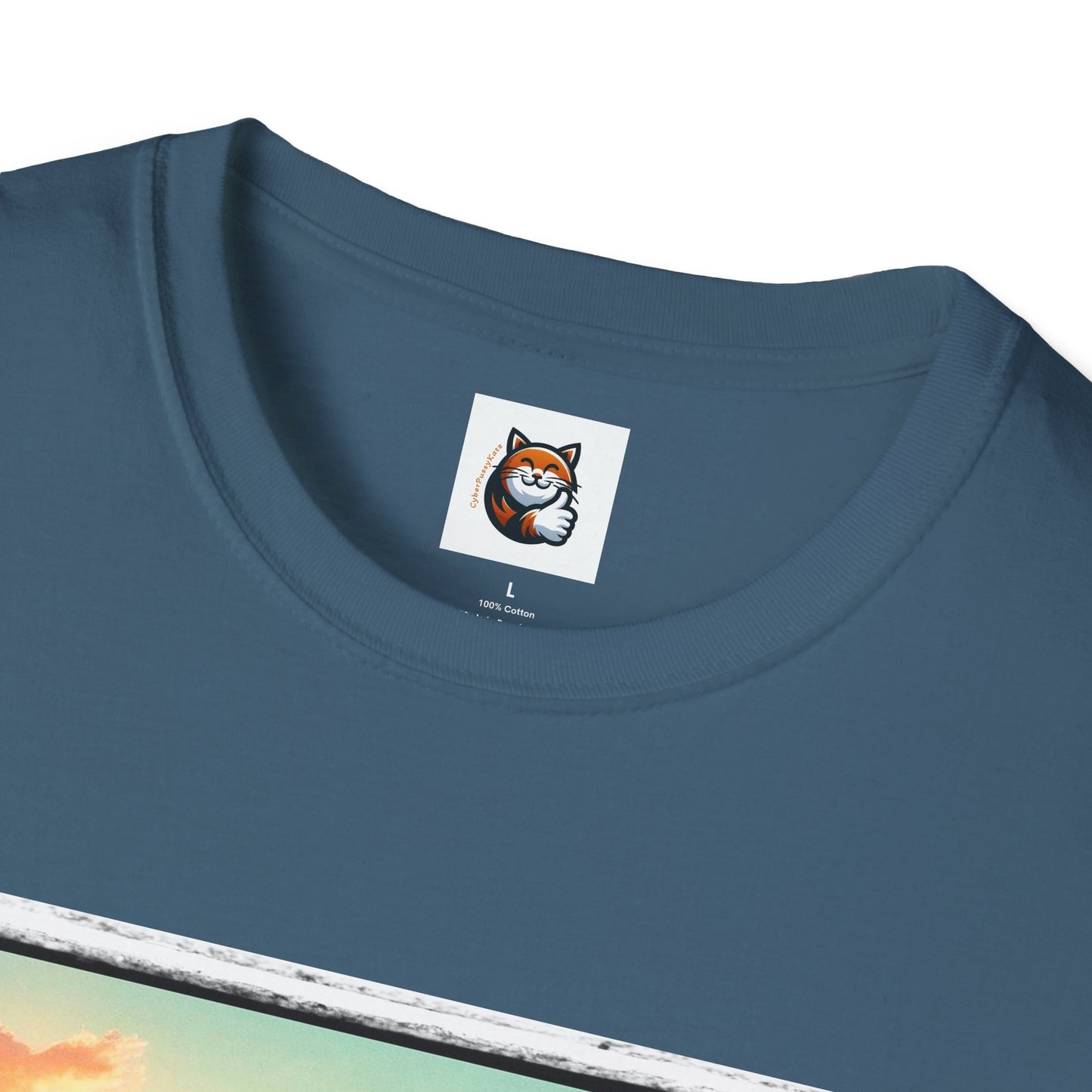 Wacky Cornish Rex Cat couple driving  T-Shirt