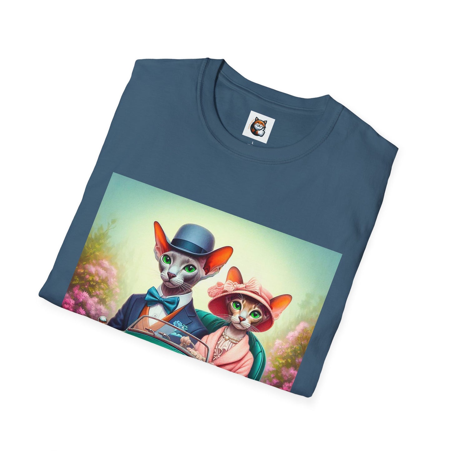 Wacky Oriental Shorthair Unisex Softstyle T-Shirt