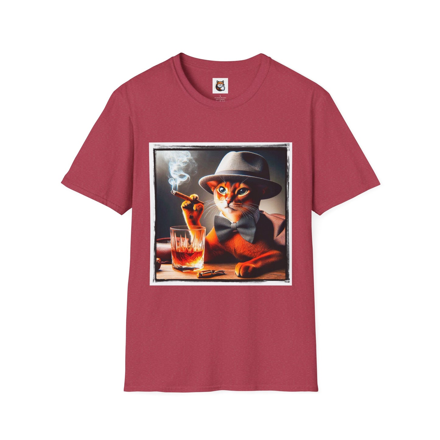 Abyssinian cigar smoking Softstyle T-Shirt