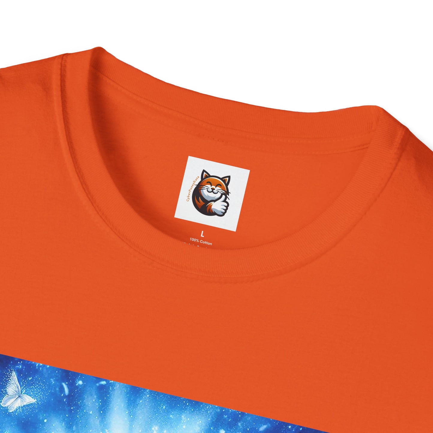 Russian Blue Cat Unisex Softstyle T-Shirt