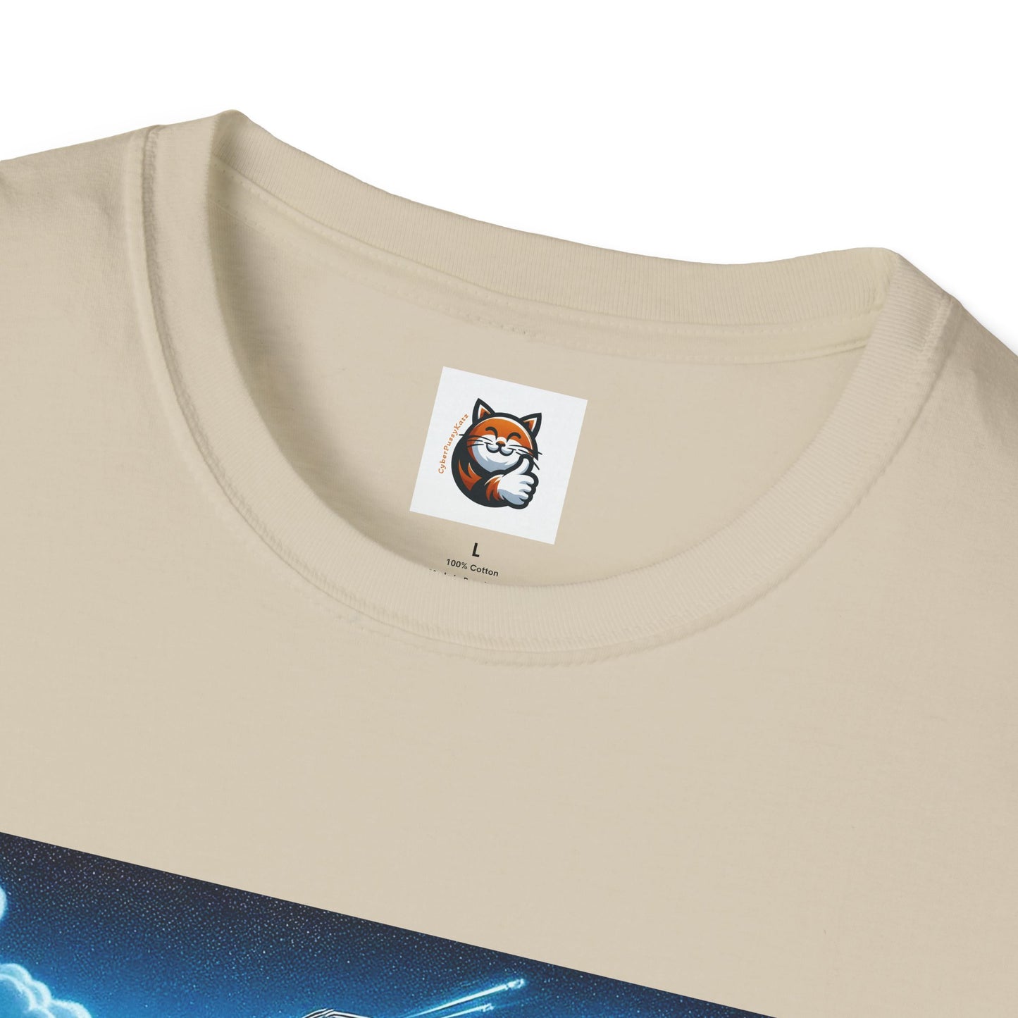 Russian Blue Cat pretty night T-Shirt