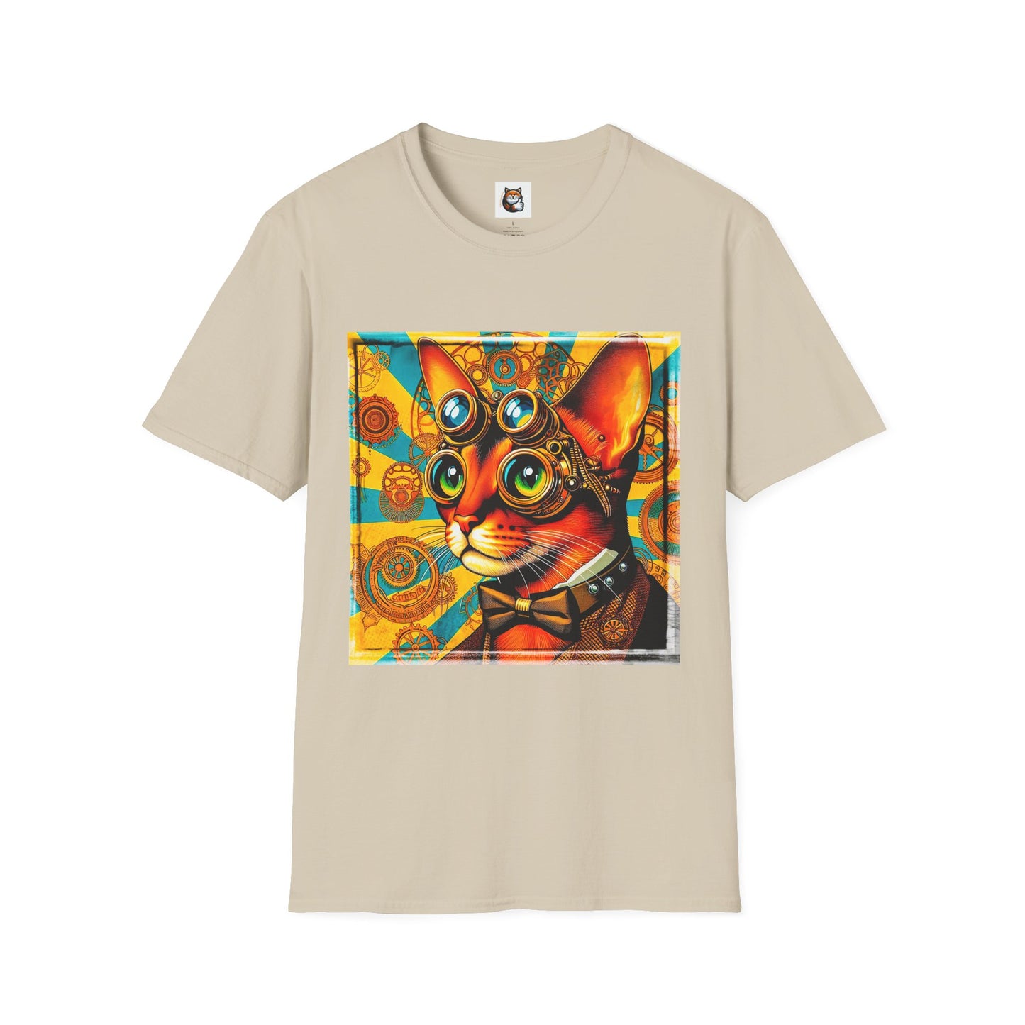 Abyssinian Unisex  steam punk Softstyle T-Shirt