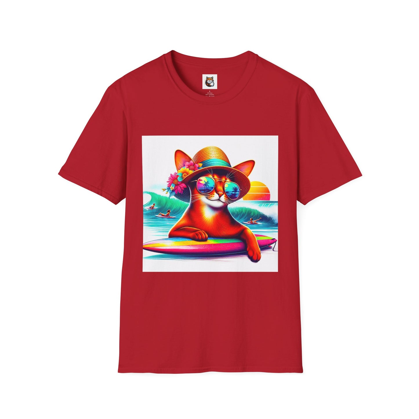 Abyssinian surfer Softstyle T-Shirt