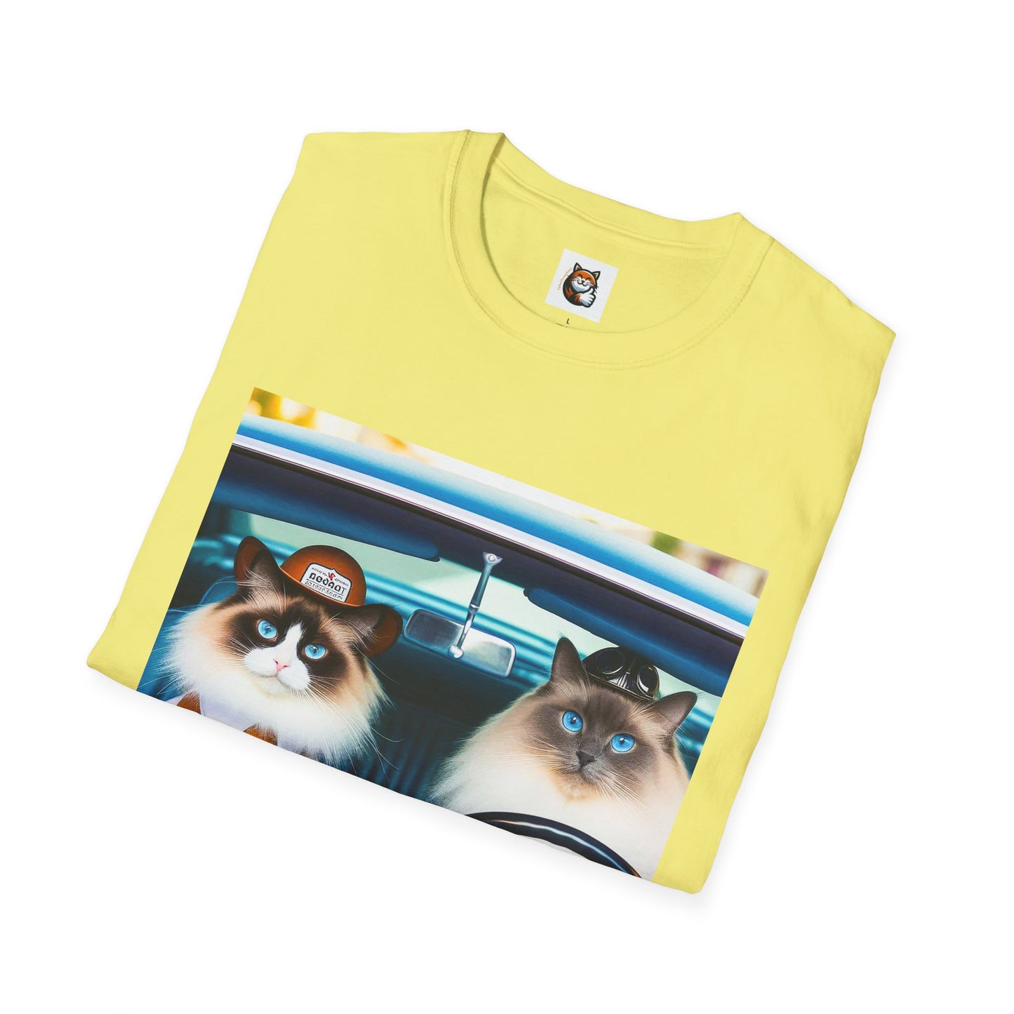 Wacky Ragdoll fun couple driving T-Shirt