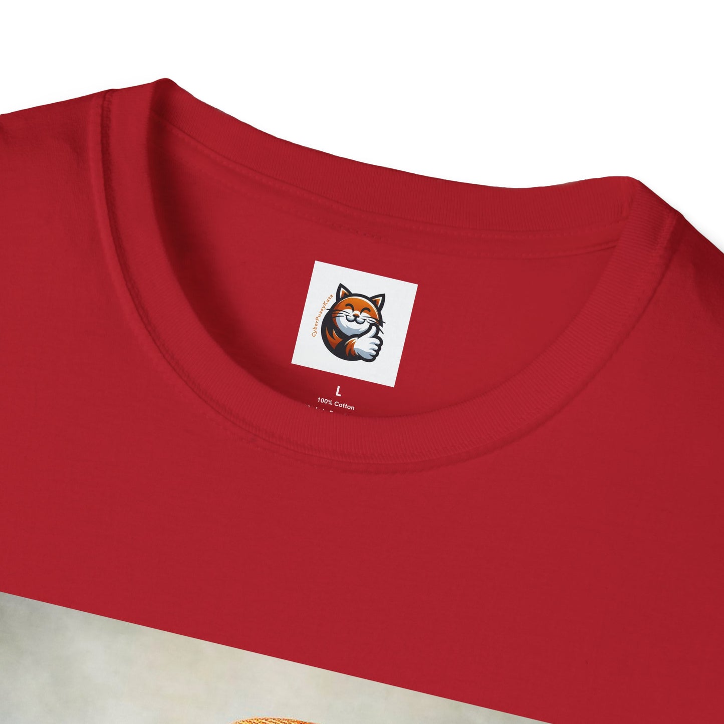 British Shorthair  hat and bow Unisex Softstyle T-Shirt