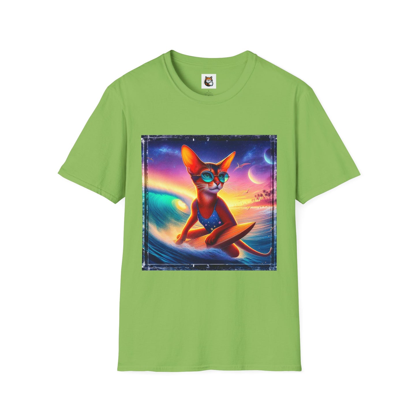 Abyssinian surfer Softstyle T-Shirt