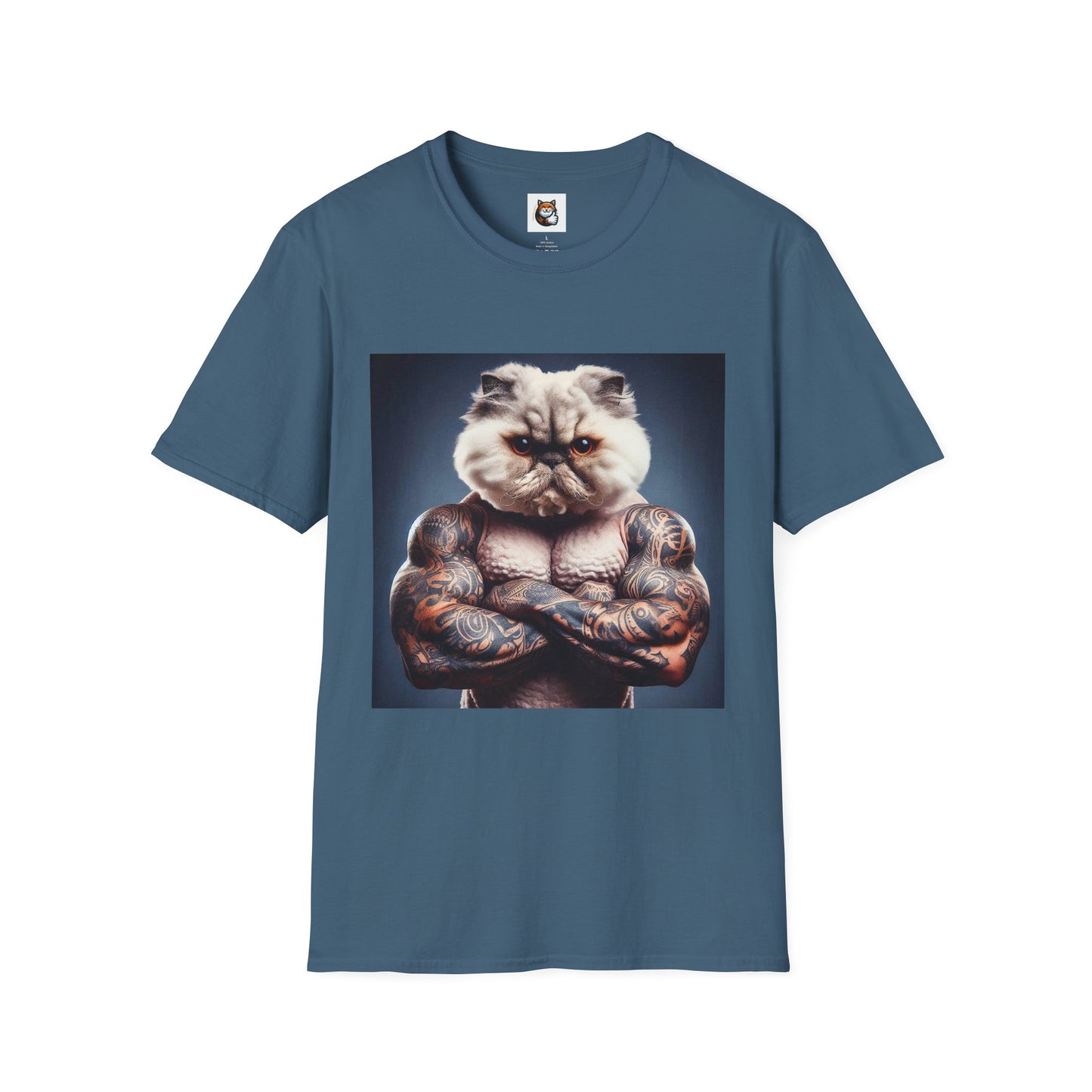 Selkirk Rex Cat T-Shirt - gym day