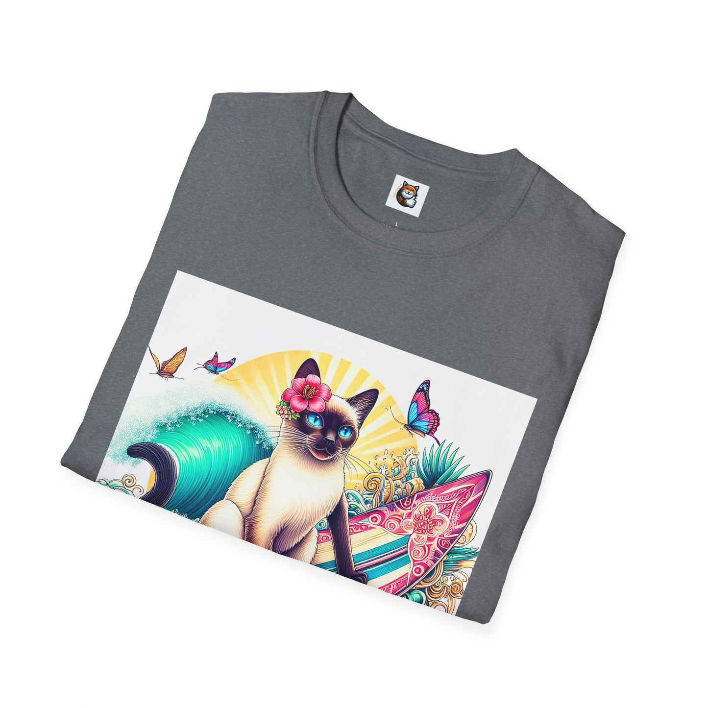 Siamese Cat surfing