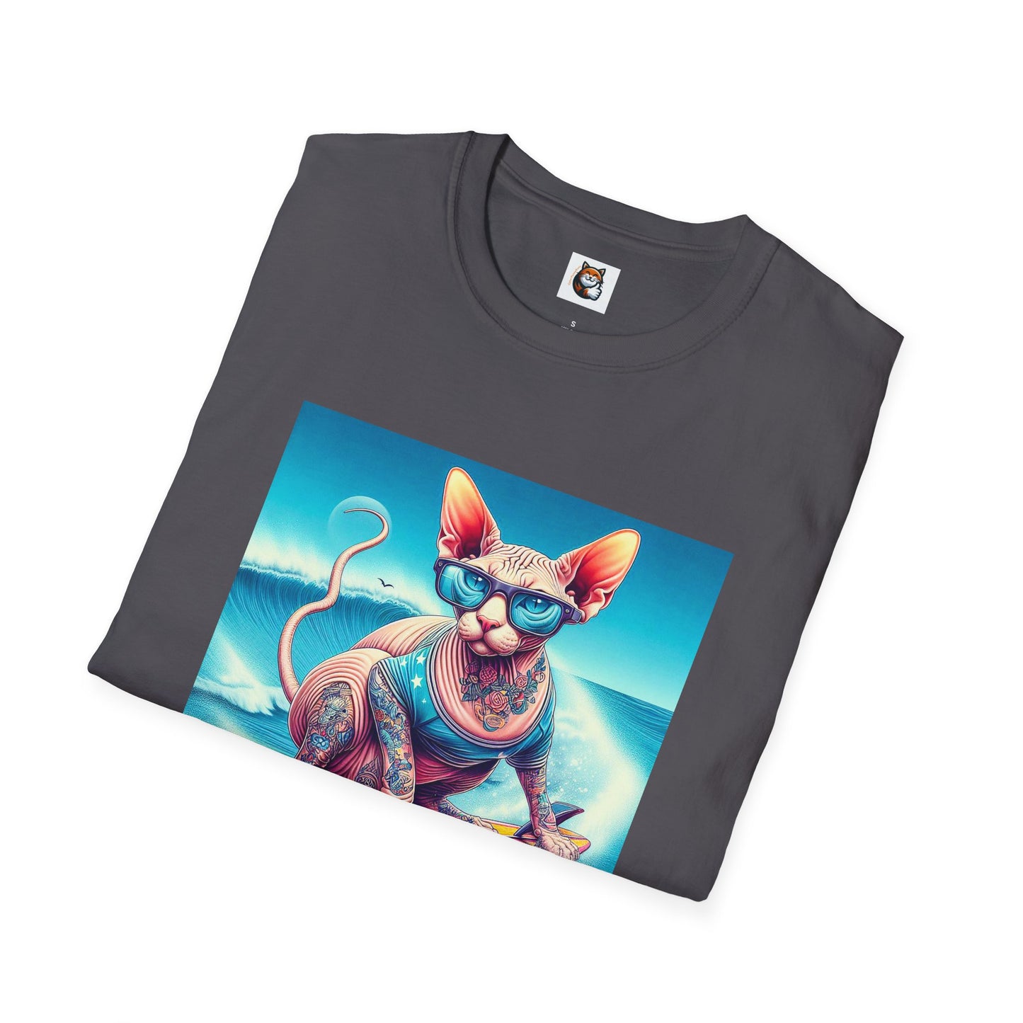 Sphynx Cat surfing beauty shirt