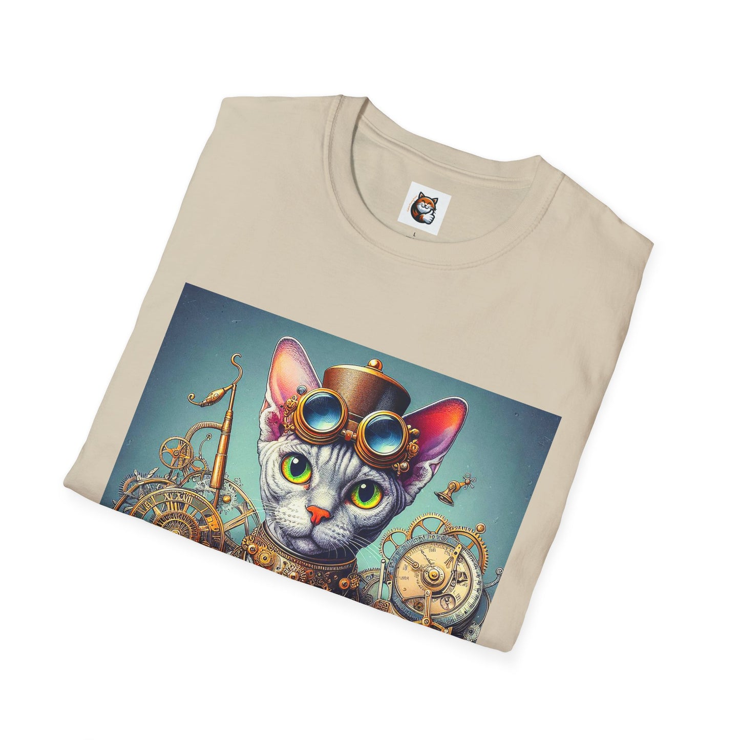 Devon Rex Cat Unisex Softstyle T-Shirt