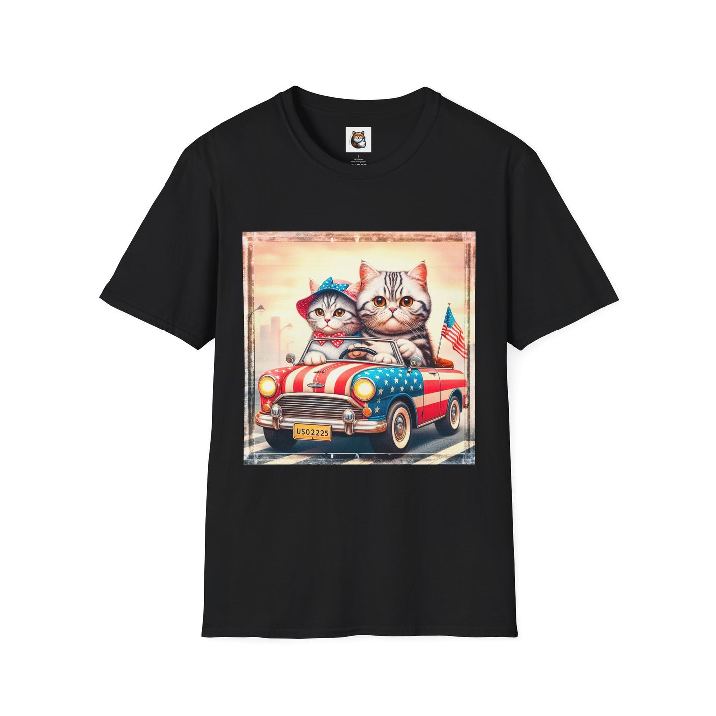 Wacky American Shorthair Unisex Softstyle T-Shirt