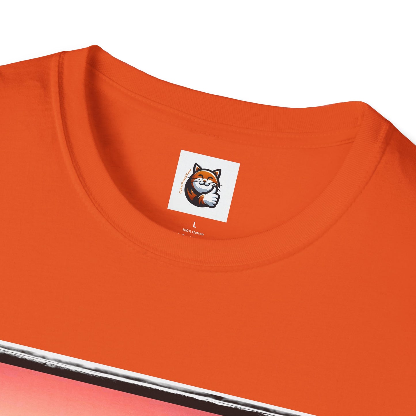 Wacky Exotic Shorthair Cat Unisex Softstyle T-Shirt