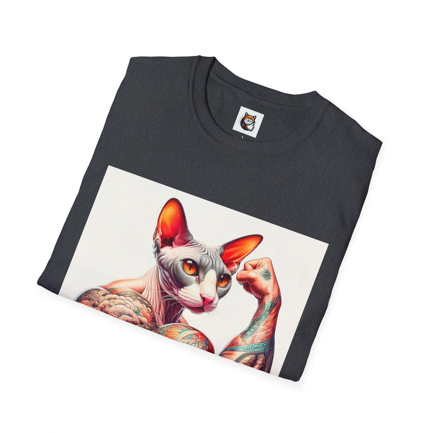 Cornish Rex Cat muscles  T-Shirt