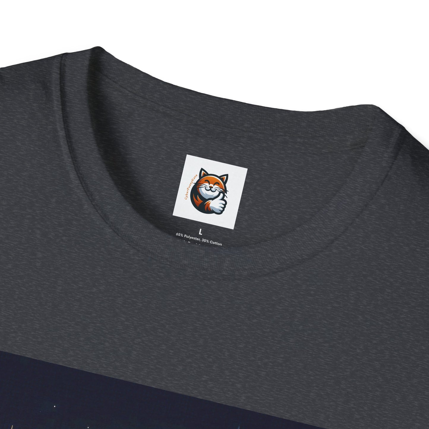 Wacky Domestic Cat Unisex Softstyle T-Shirt