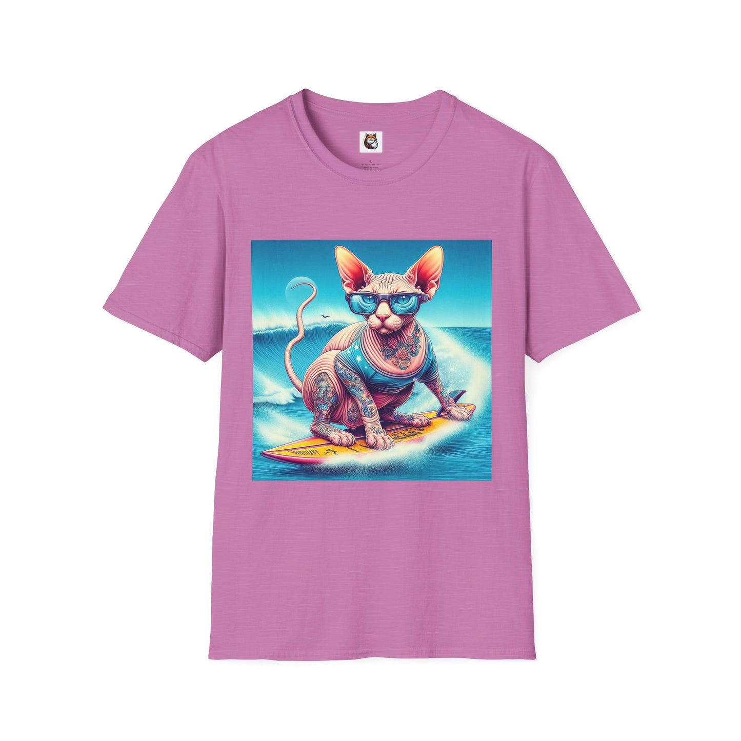 Sphynx Cat surfing beauty shirt