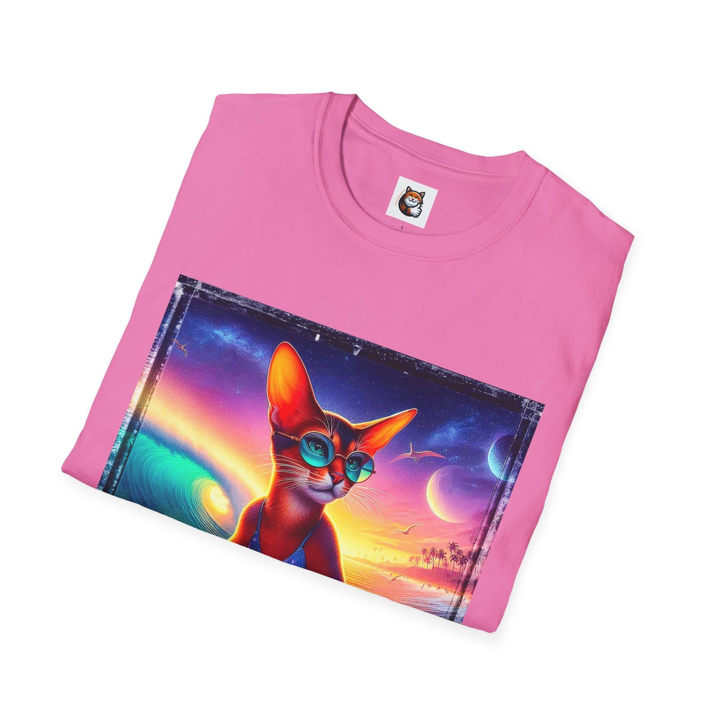 Abyssinian surfer Softstyle T-Shirt